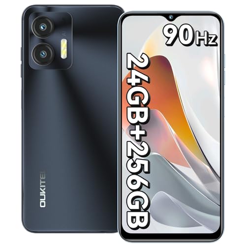 OUKITEL C36 Smartphone Ohne Vertrag 24GB+256GB/1TB,Android 14 4G